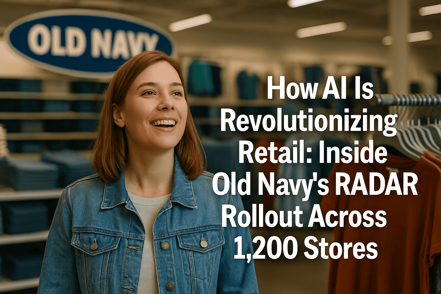 Discover how AI is revolutionizing retail through Old Navy’s RADAR system